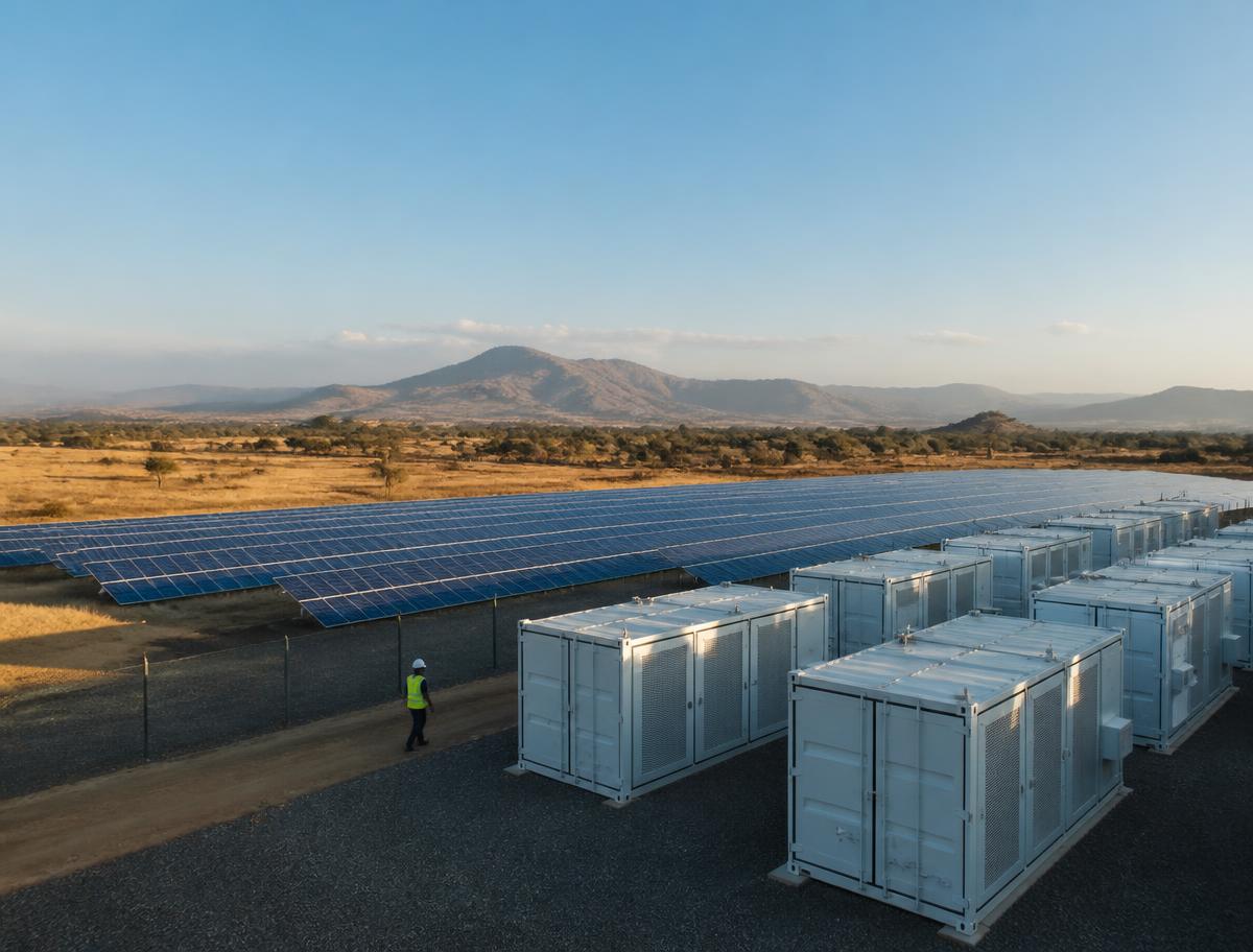 Off-grid solar installations and renewable power facility